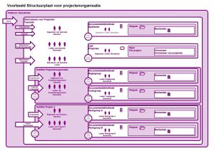 Voorbeeld Structuurplaat voor projectenorganisatie Platform Share Point Net