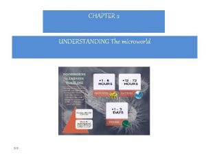 CHAPTER 2 UNDERSTANDING The microworld 2 3 Microorganism