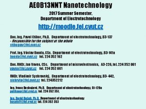 AE 0 B 13 NNT Nanotechnology 2017 Summer