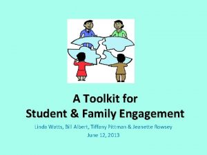 A Toolkit for Student Family Engagement Linda Watts