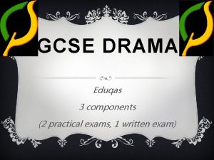Drama eduqas gcse