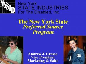 New York STATE INDUSTRIES For The Disabled Inc