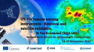 UVVis remote sensing instruments Retrieval and satellite validation