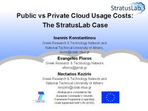 Public vs Private Cloud Usage Costs The Stratus