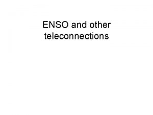 ENSO and other teleconnections Fig 10 19 p