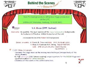 NonPU backgrounds to diffractive Higgs production at the