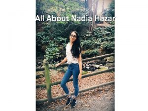 All About Nadia Hazar My Seven Top Intelligences