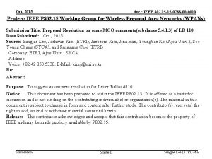 Oct 2015 doc IEEE 802 15 15 0788