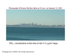 Photograph of Boston Skyline taken at 10 a