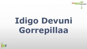 Idigo Devuni Gorrepillaa 2 Idigo Devuni Gorrepillaa Ivegaa