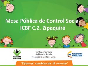 Mesa Pblica de Control Social ICBF C Z