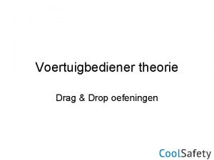 Voertuigbediener theorie Drag Drop oefeningen Drag Drop 2