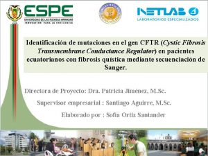 Identificacin de mutaciones en el gen CFTR Cystic