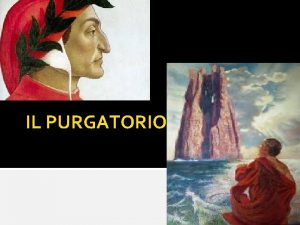 IL PURGATORIO STORIA DEL PURGATORIO non appartiene alle