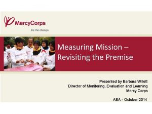 Measuring Mission 35 Revisiting the Premise Presented by