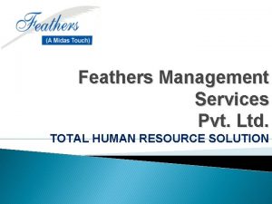Feathers Management Services Pvt Ltd TOTAL HUMAN RESOURCE