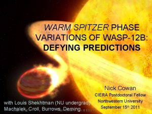 WARM SPITZER PHASE VARIATIONS OF WASP12 B DEFYING