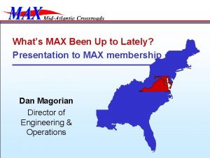 Whats MAX Been Up to Lately Presentation to