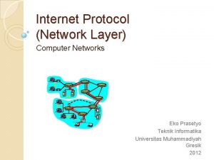 Internet Protocol Network Layer Computer Networks Eko Prasetyo
