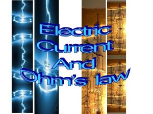 Electric Current Electric Current Electric Current Closed vs