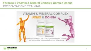 Formula 2 Vitamin Mineral Complex Uomo e Donna