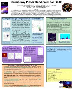 GammaRay Pulsar Candidates for GLAST Gammaray Large Area