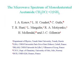 The Microwave Spectrum of Monodeuterated Acetamide CH 2