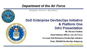 Department of the Air Force Integrity Service Excellence