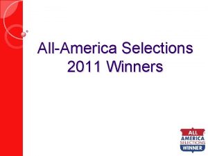 AllAmerica Selections 2011 Winners Pepper Orange Blaze AAS