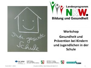 Workshop Gesundheit und Prvention bei Kindern und Jugendlichen