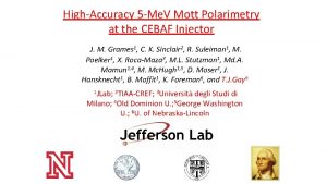 High Accuracy 5 Me V Mott Polarimetry at