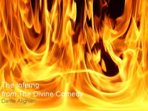The Inferno from The Divine Comedy Dante Alighieri