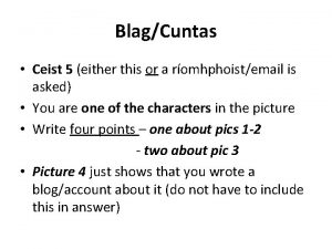 BlagCuntas Ceist 5 either this or a romhphoistemail