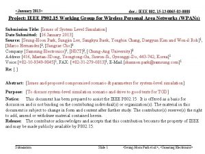 January 2013 doc IEEE 802 15 13 0065