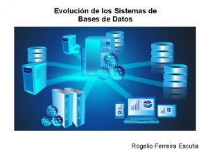 Evolucin de los Sistemas de Bases de Datos