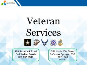 Veteran Services 409 Racetrack Road Fort Walton Beach