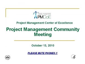 Project Management Center of Excellence Project Management Community