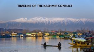 TIMELINE OF THE KASHMIR CONFLICT Photo source https