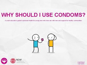 WHY SHOULD I USE CONDOMS A youth educators