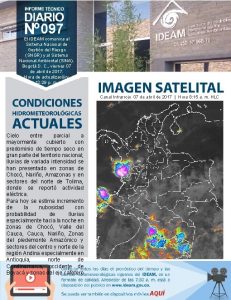 097 El IDEAM comunica al Sistema Nacional de