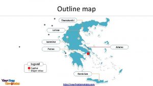 Outline map Thessaloniki Larissa Ioannina Athens Patras Legend