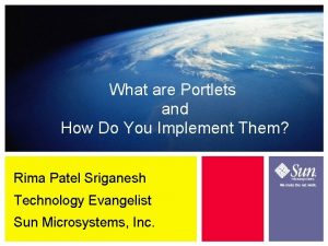 What are Portlets and How Do You Implement