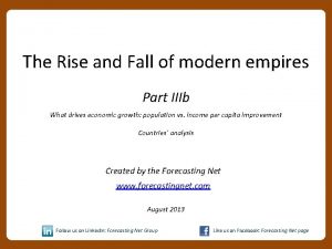 The Rise and Fall of modern empires Part