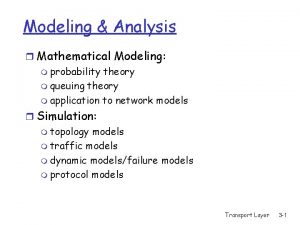 Modeling Analysis r Mathematical Modeling m probability theory