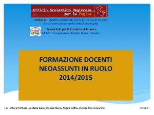 Ufficio XI Ambito territoriale per la provincia di