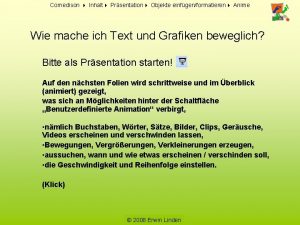 Comedison Inhalt Prsentation Objekte einfgenformatieren Anime Wie mache