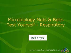 Microbiology Nuts Bolts Test Yourself Respiratory Begin here