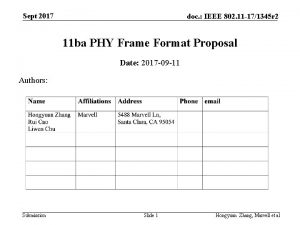 Sept 2017 doc IEEE 802 11 171345 r