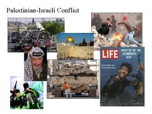 PalestinianIsraeli Conflict Palestinian and Israeli propaganda maps Israeli