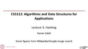 CS 5112 Algorithms and Data Structures for Applications